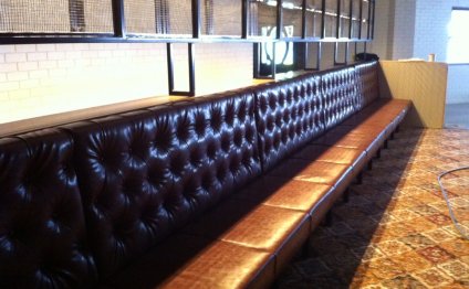 Beautiful booth and banquette